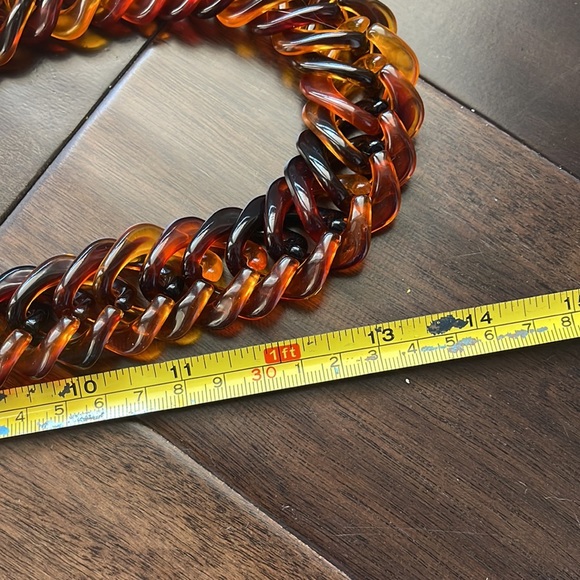 Slip over neck brown necklace - Picture 2 of 6